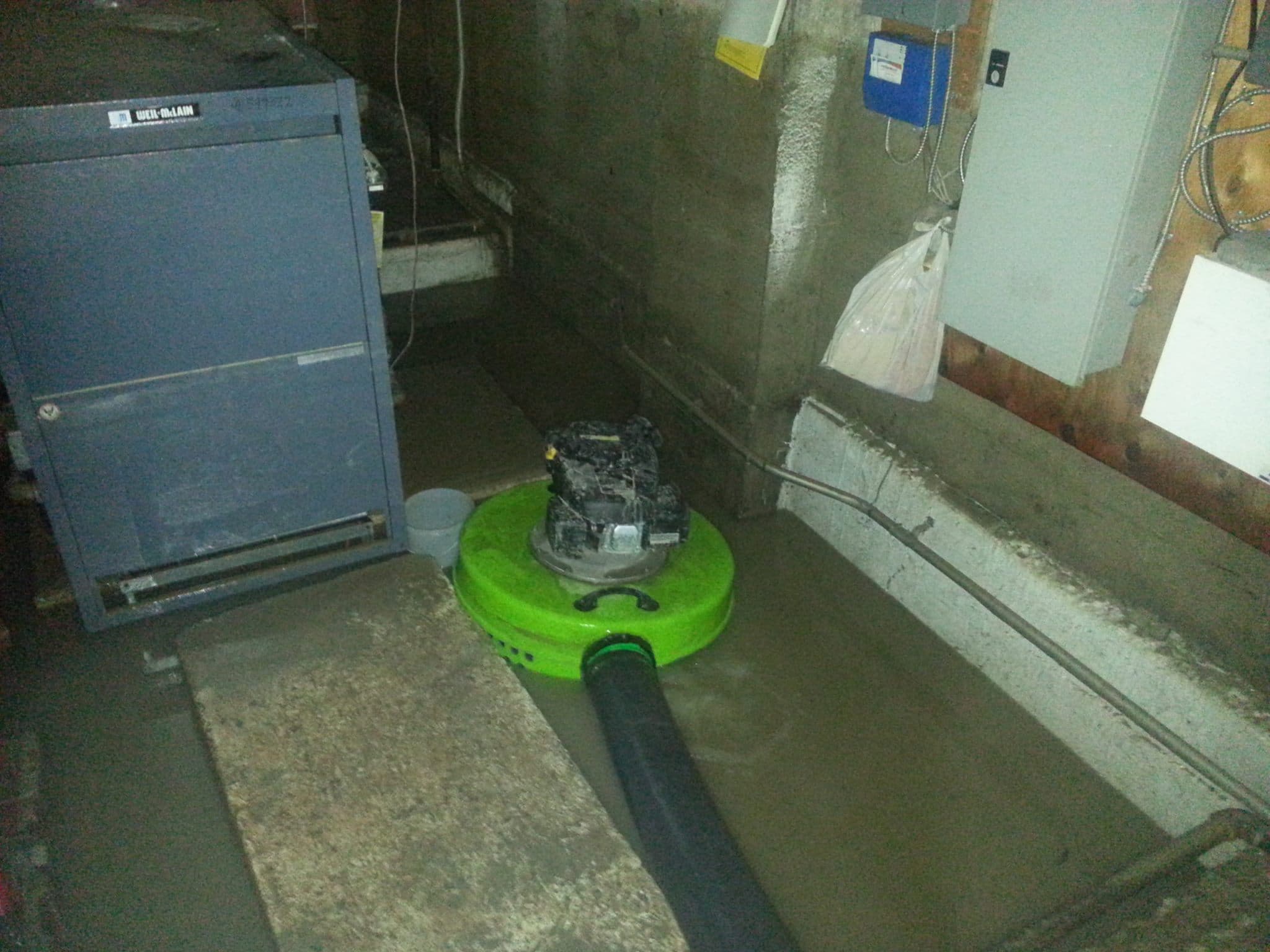 Warthog saving another basement — Flooded Basements application