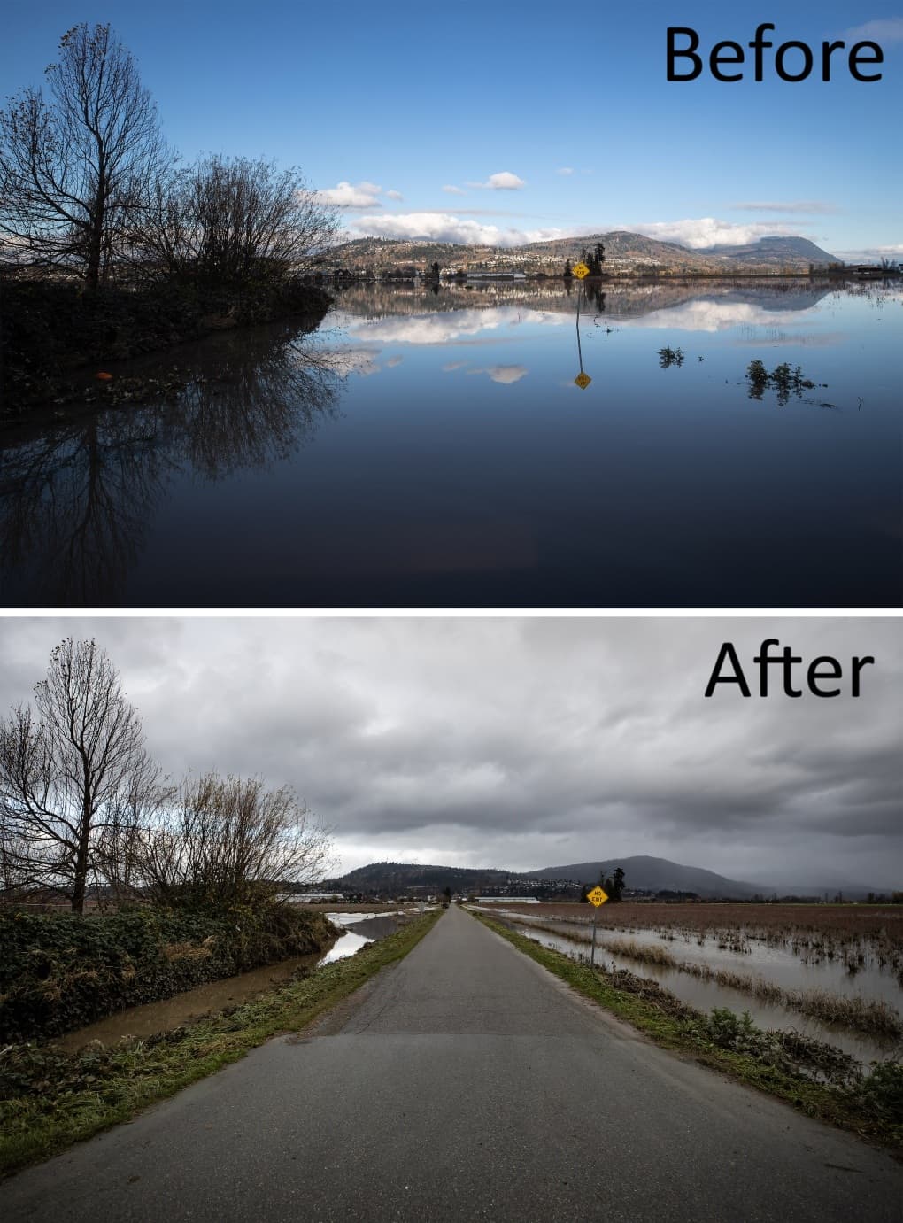 Flooding in abbotsford 1 a — Warthog pump job — Abbotsford, BC